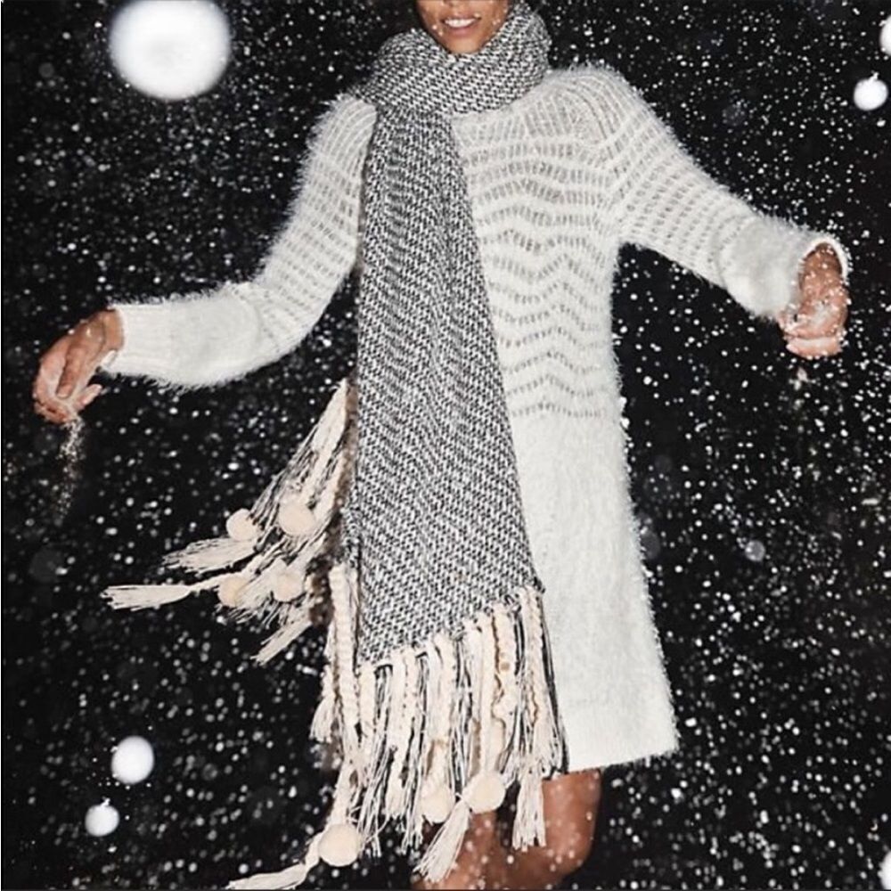 ANTHROPOLOGIE | SLEEPING ON SNOW Shelby Eyelash Sweater Dress Women’s Size XS - Picture 2 of 12